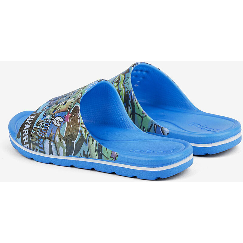 Dětské pantofle Coqui Long 6375 Sea blue