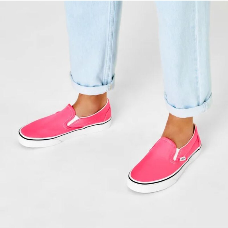 Dámské boty VANS Wmns Slip-On Neon Classic Pink