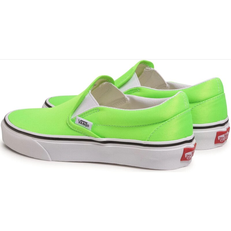 Pánské boty VANS Unisex Slip-On Neon Classic Green