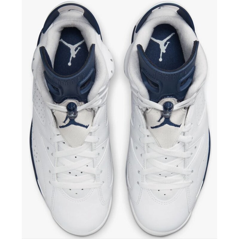 Boty Nike Air Jordan Men Air 6 Retro White-Navy