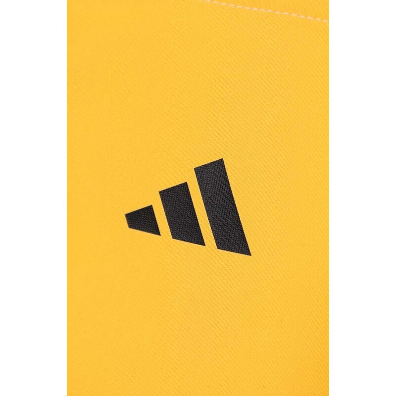Dětské tričko adidas Performance žlutá barva, s potiskem