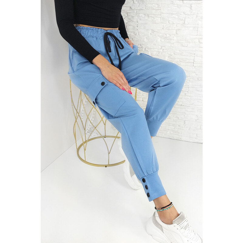 Moda Italia Dámské modré kapsáče MA-2419L.BL 92724287