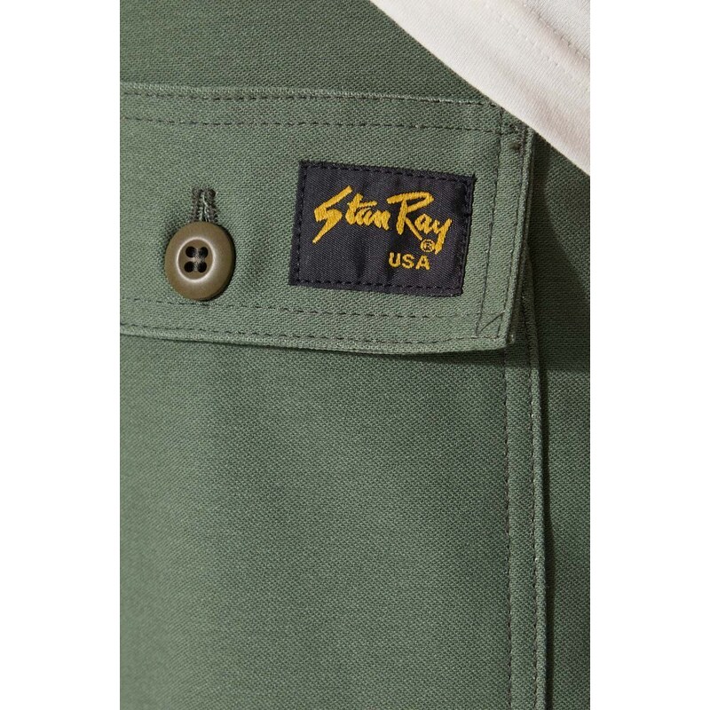 Bavlněné šortky Stan Ray Fatigue zelená barva, SS19-5500