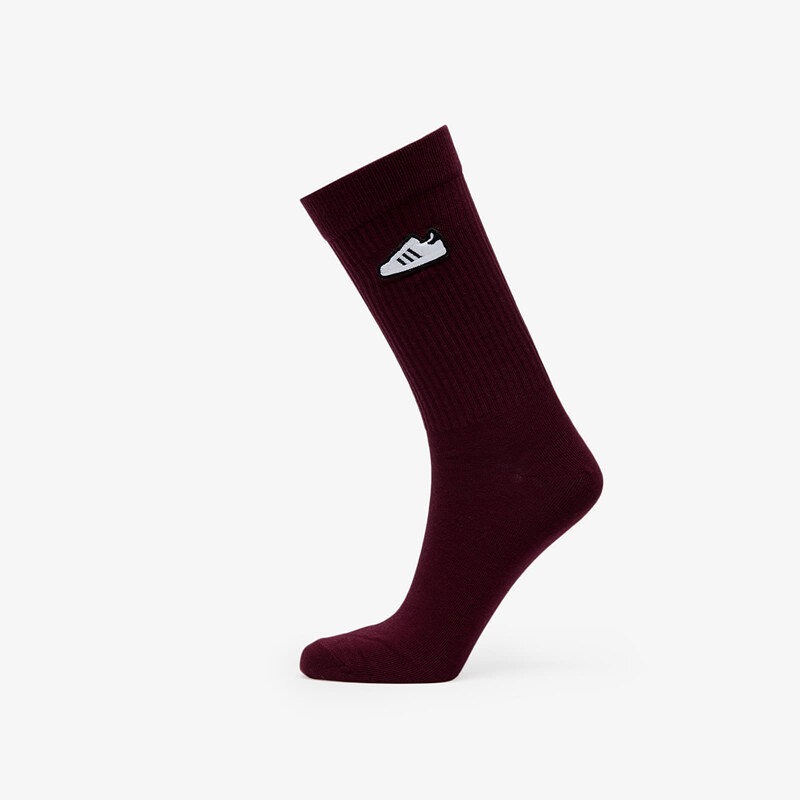 adidas Originals Pánské ponožky adidas Crew Socks 3-Pack Maroon/ White/ Shadow Navy