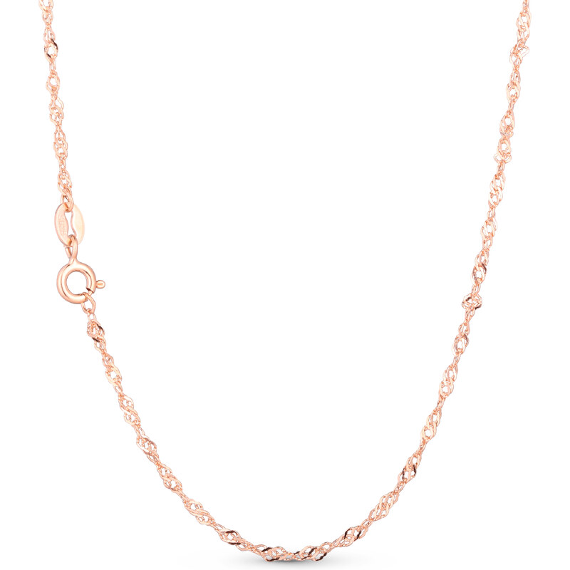 Olivie ROSE TWISTED 40cm stříbrný řetízek 4629 55410239
