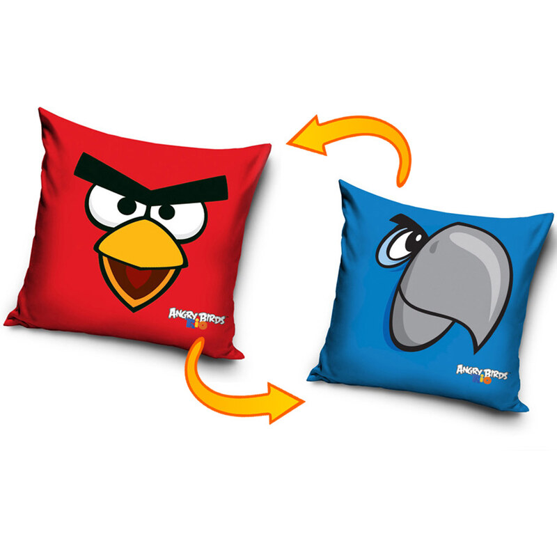 Povlak na polštářek Angry Birds Červeno-Modrý