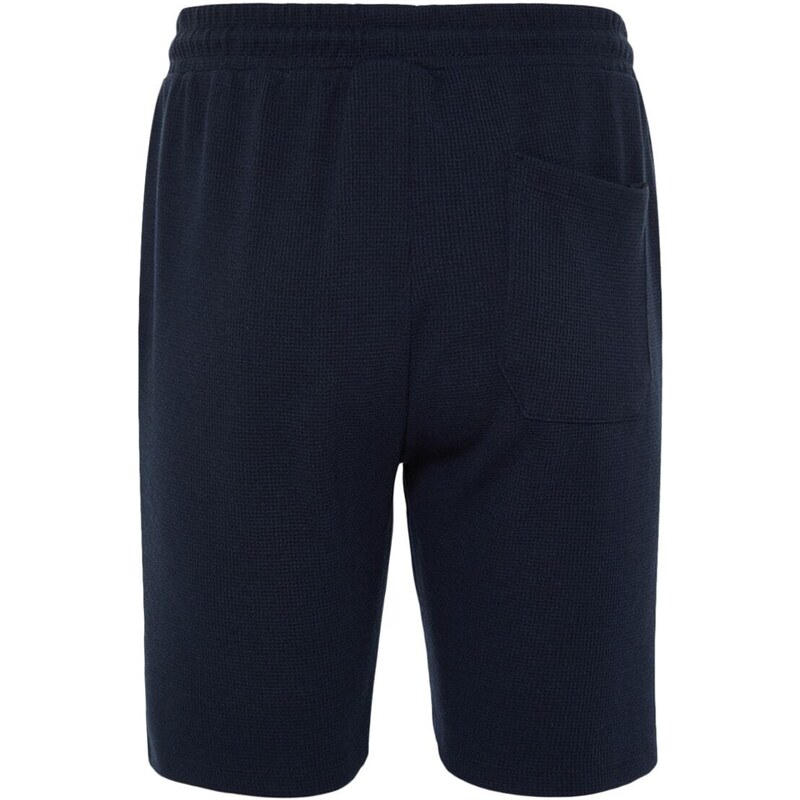 Trendyol Navy Blue-Beige Drawcord Shorts & Bermuda