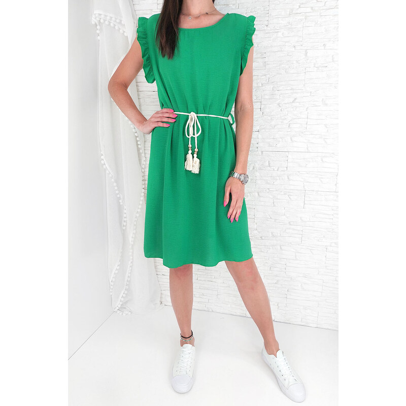 Lovely Dámské šaty s volánky MA-2278GR 92282446