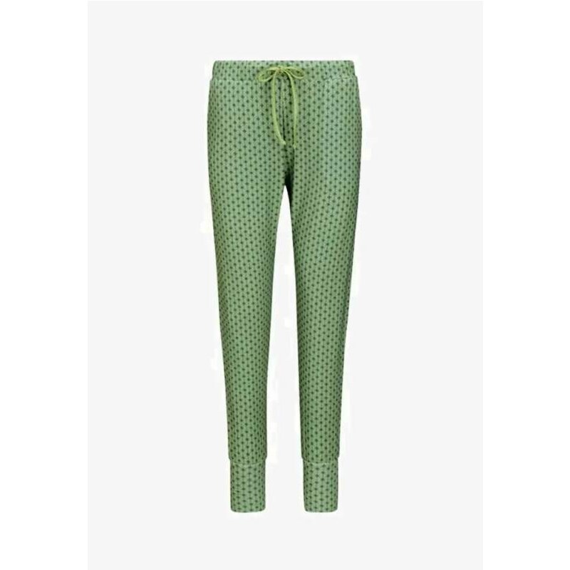 Pip Studio Bobien dlouhé kalhoty Tegola, zelené