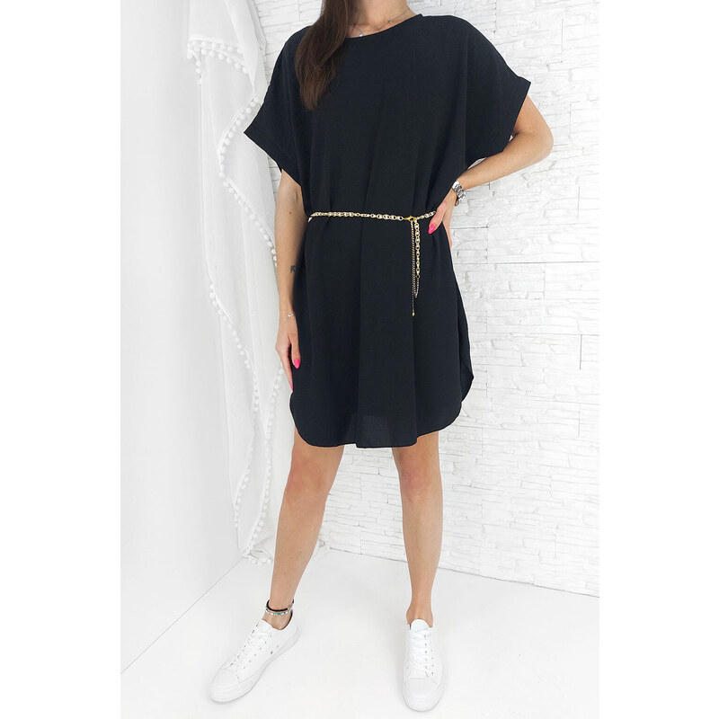 Italian style Dámské černé šaty LA-3221B 92136767