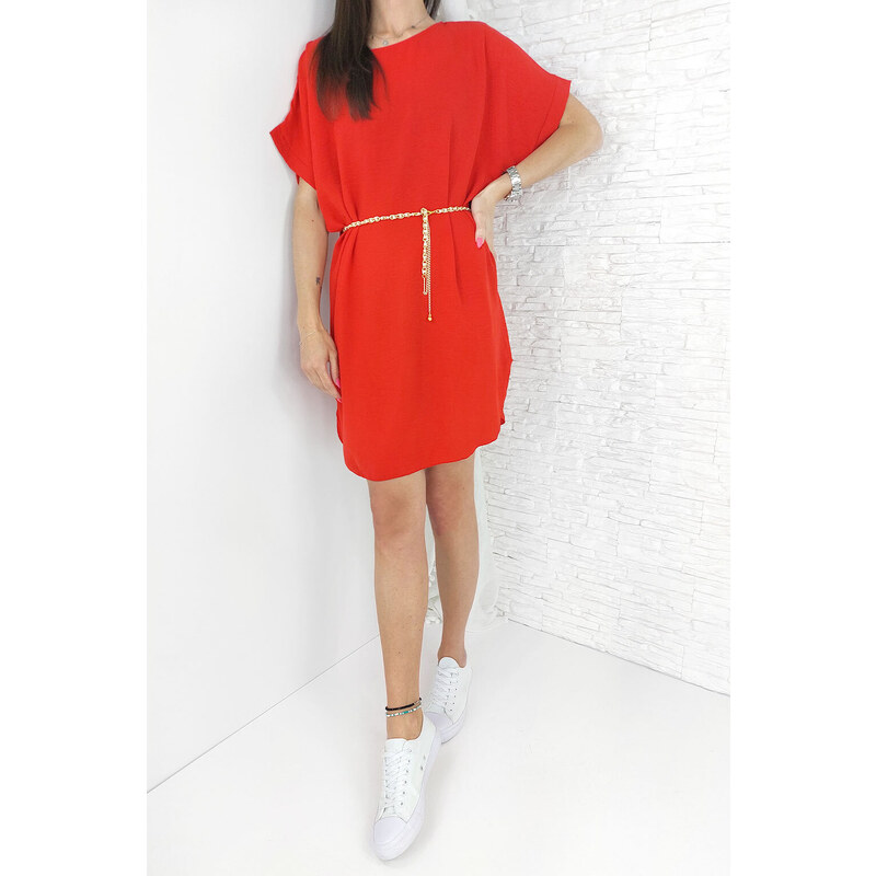 Italian style Červené šaty LA-3221R 92282447