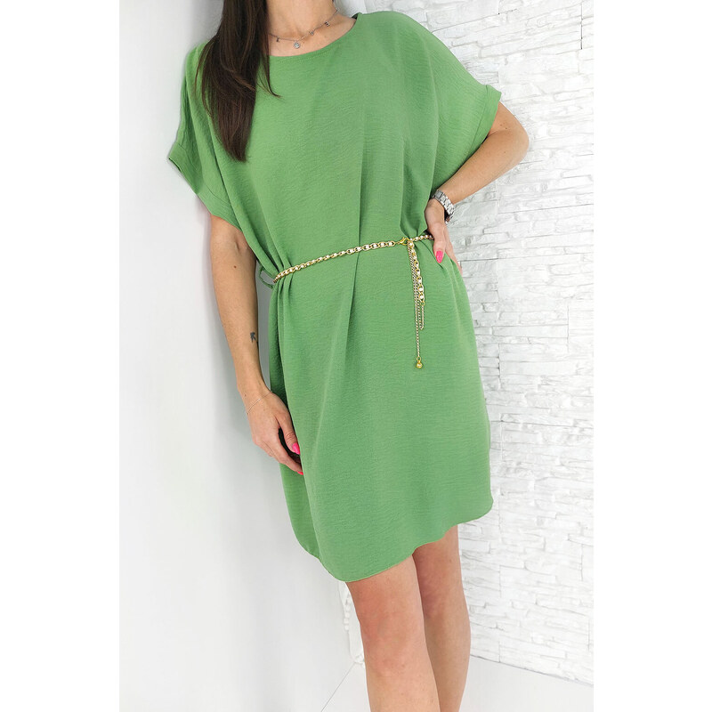 Italian style Letní zelené šaty LA-3221L.GR 92136772