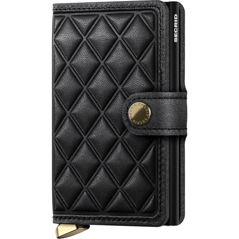 Kožená peněženka SECRID PREMIUM Miniwallet Emboss Diamond Black