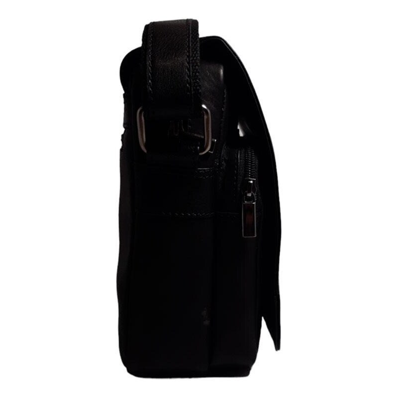 Sendi DESIGN Pánská kožená taška přes rameno SendiDesign T-708 Black