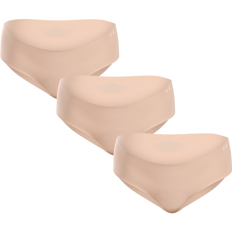 3PACK dámské kalhotky Under Armour béžové (1383895 500) 91987708