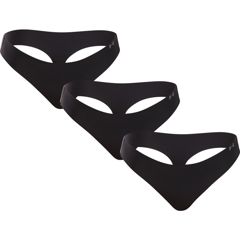 3PACK dámská tanga Under Armour černá (1383893 001) 91987734