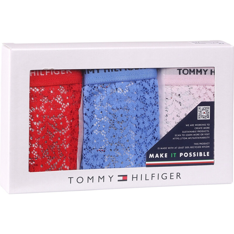 3PACK dámské kalhotky Tommy Hilfiger vícebarevné (UW0UW04897 0WR)