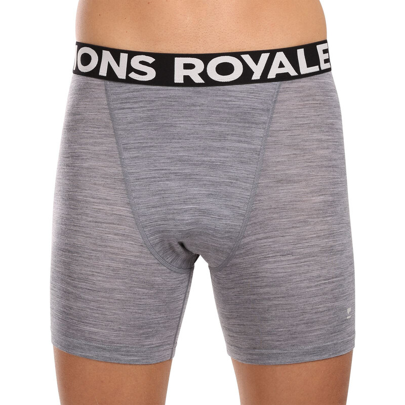 Pánské boxerky Mons Royale merino šedé (100088-2169-710)