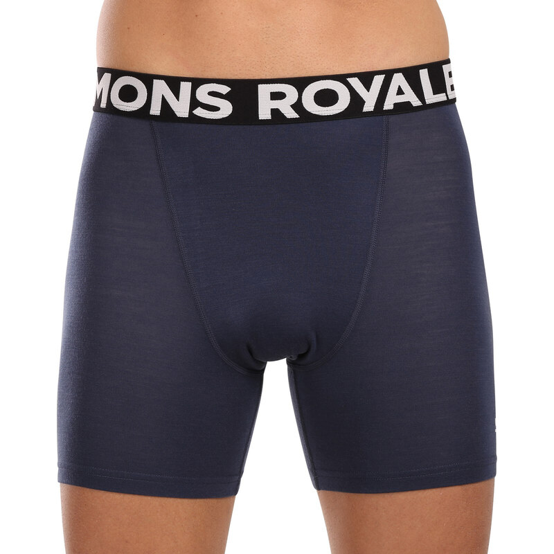 Pánské boxerky Mons Royale merino modré (100088-1169-568)