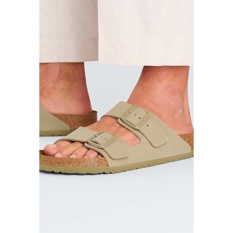 Pantofle Birkenstock Arizona pánské, béžová barva, 1027704