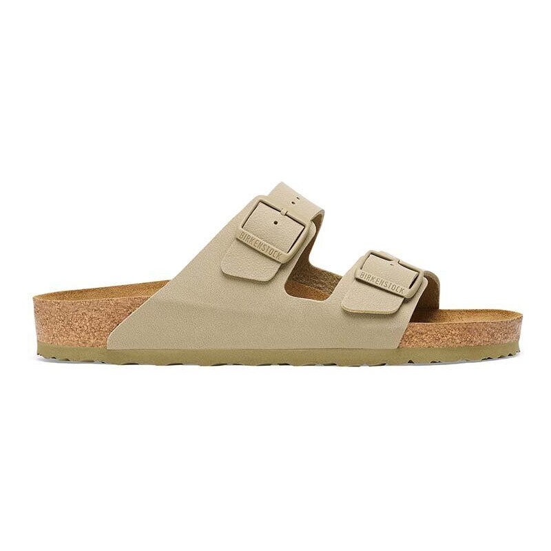 Pantofle Birkenstock Arizona pánské, béžová barva, 1027704