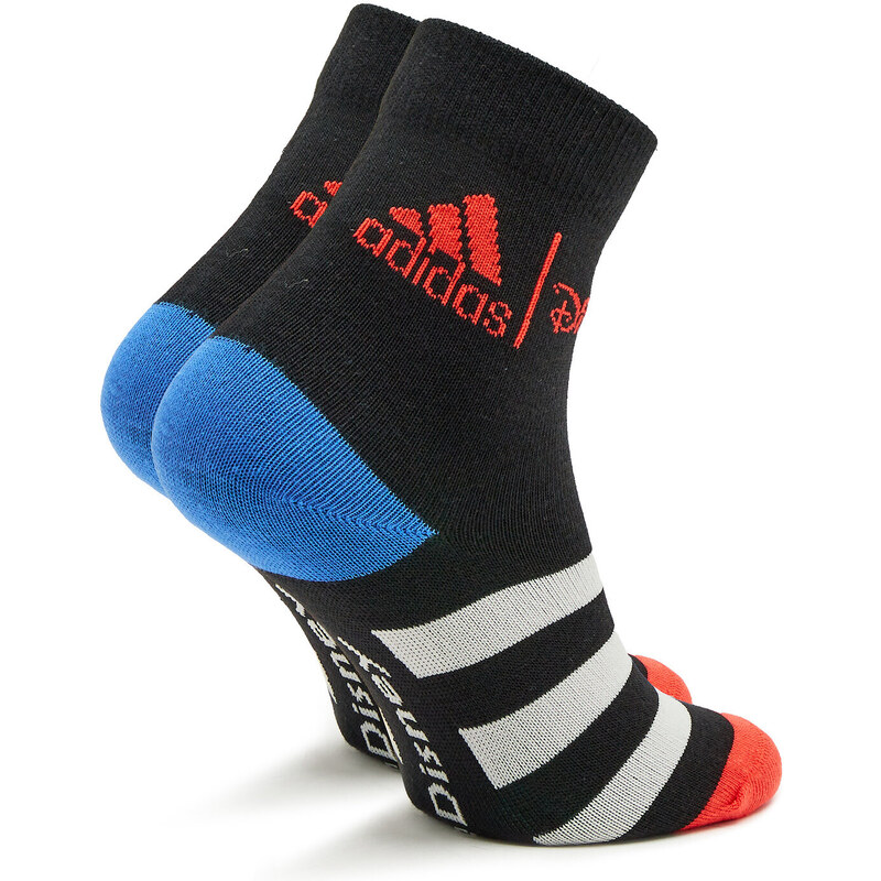 Sada 3 párů dětských vysokých ponožek adidas