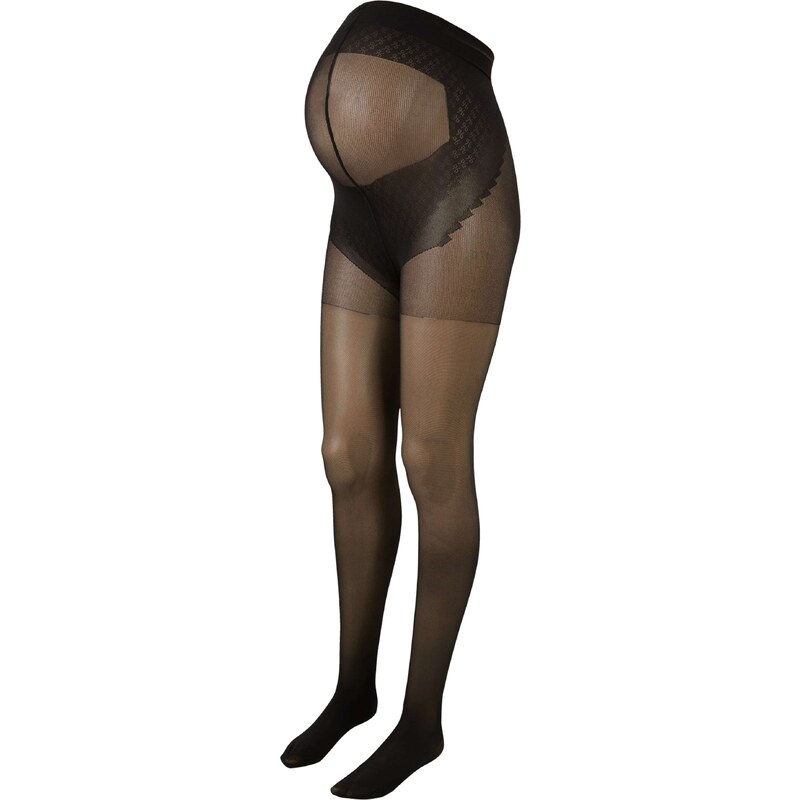 Lindex Maternity Punčocháče černá 92360398