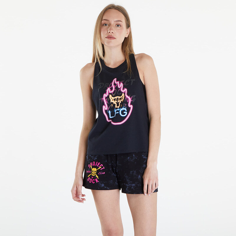 Tílko Under Armour Project Rock W Neon Flame Tank Black/ Black M 92014351