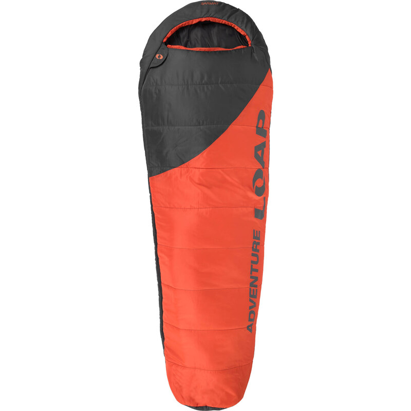 Mumiový spací pytel LOAP SARMAT org-gry L-levý zip 91953700