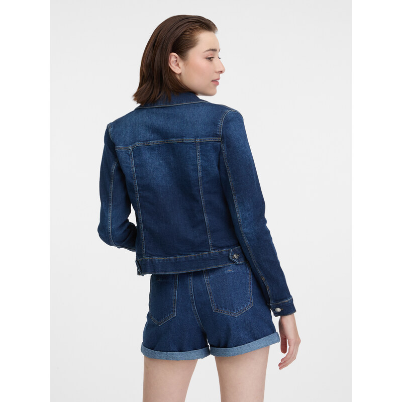 Orsay Modrá dámská džínová bunda - Dámské