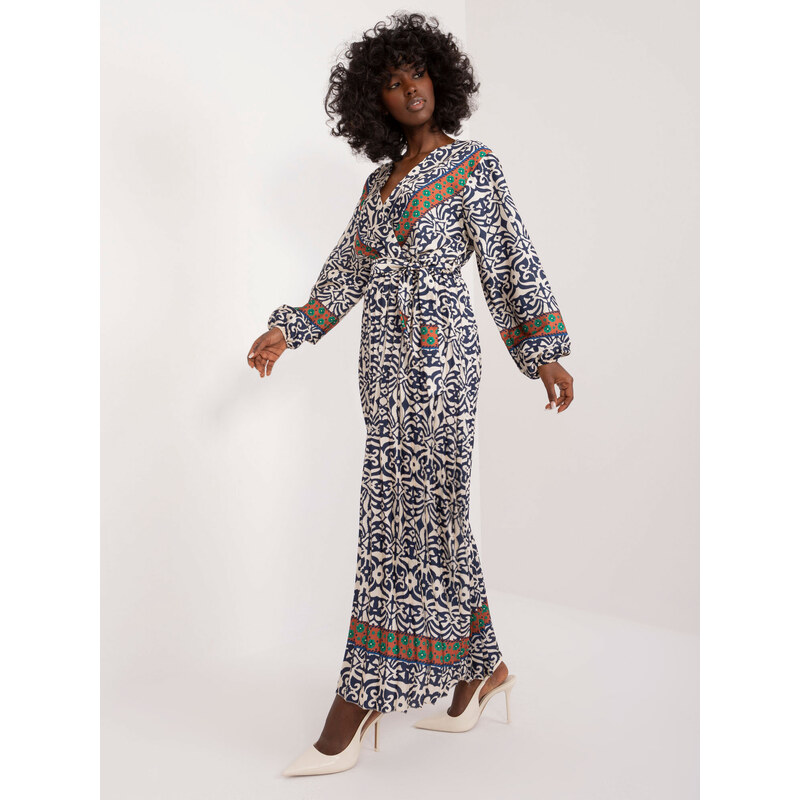 Italy Moda Dress-DHJ-SK-16656.13X-navy blue