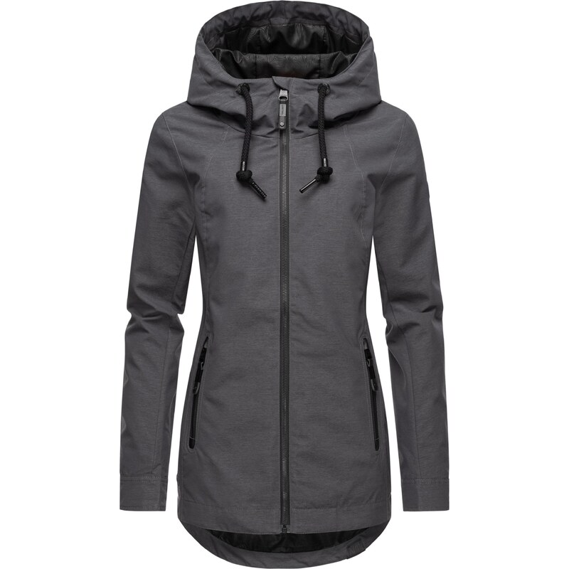 Ragwear Přechodná bunda Zuzka tmavě šedá