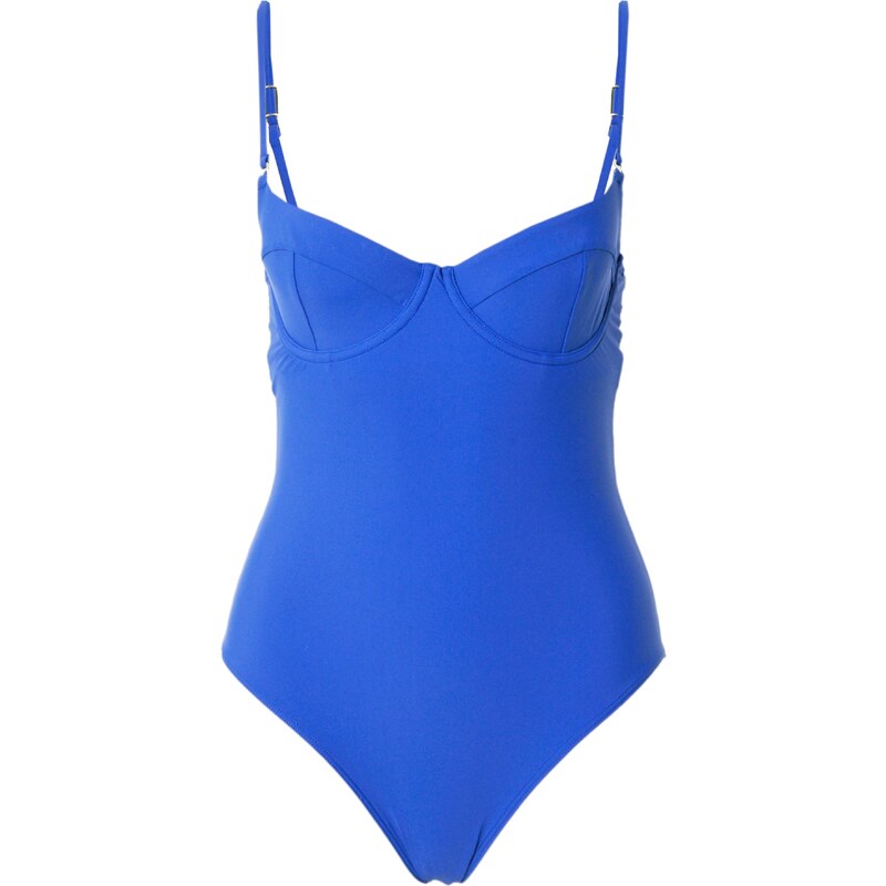 Calvin Klein Swimwear Plavky ONE PIECE královská modrá / zlatá