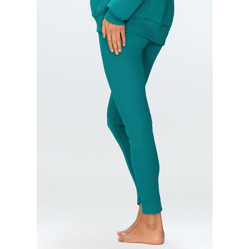 DKaren Woman's Leggings Oseye Marine Green