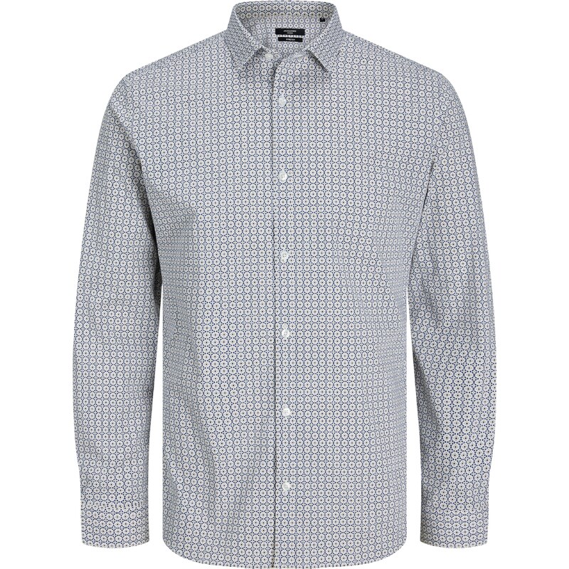 JACK & JONES Košile JPRBLABlackpool starobéžová / enciánová
