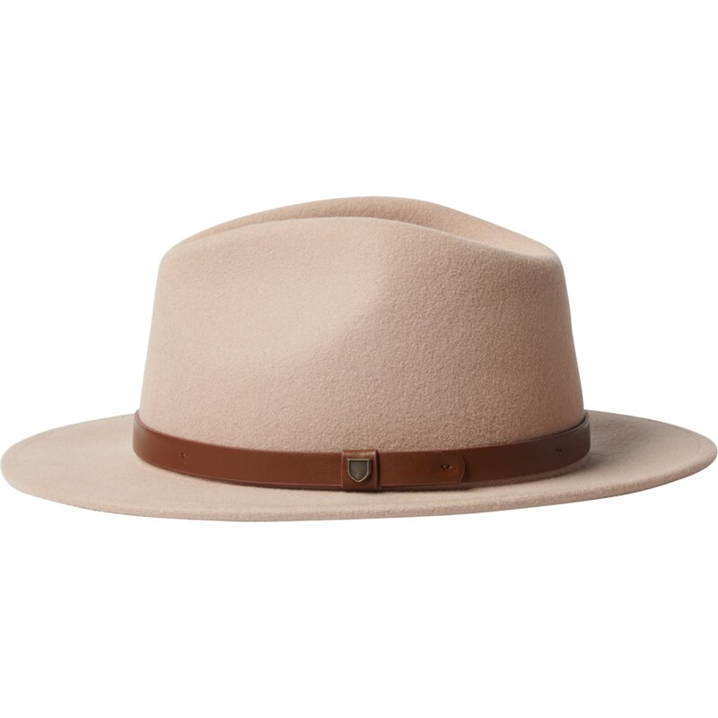 Brixton Klobouk MESSER FEDORA béžová / hnědá