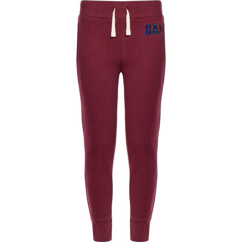 Dětské kalhoty GAP V-Fall Fash Logo Jogger garnet red