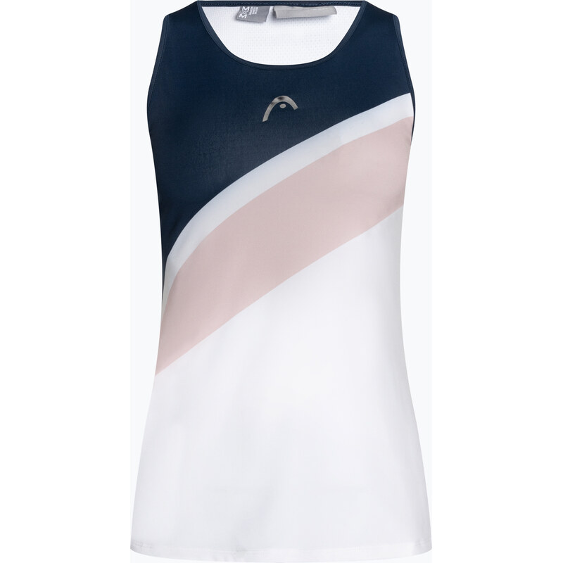 Dámské tenisové tričko HEAD Perf Tank Top white & pink 814342