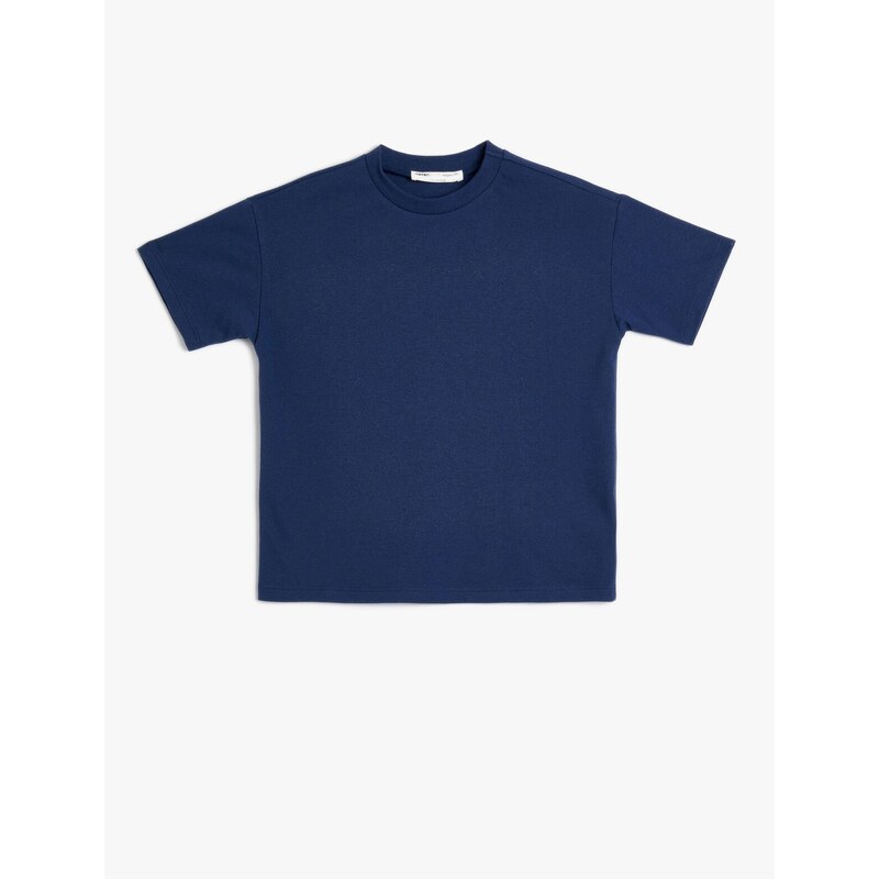 Koton Basic T-Shirt Short Sleeved Crew Neck