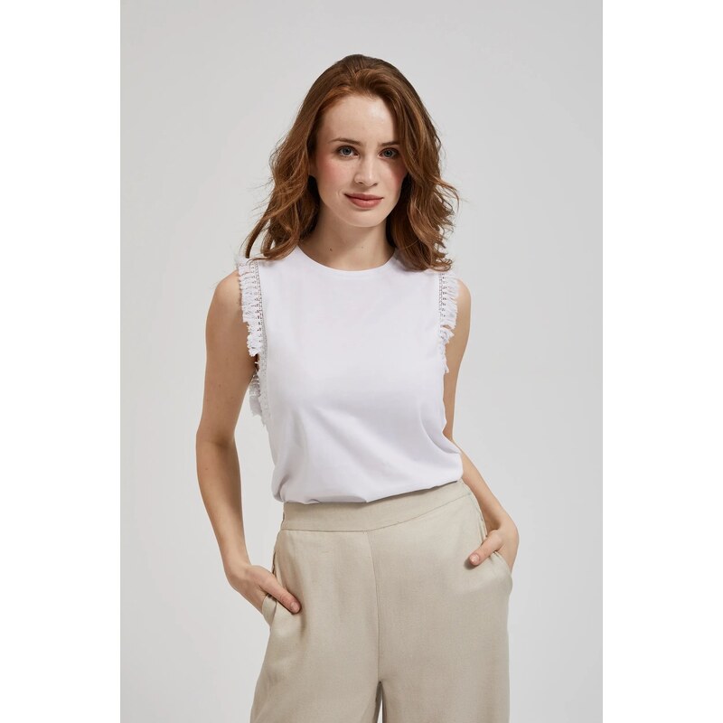 Marisse Dámský top MOODO - bílá 108962976