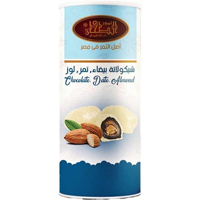 Al Tahhan Datle plněné mandlemi v bílé čokoládě 200g - GLAMI.cz
