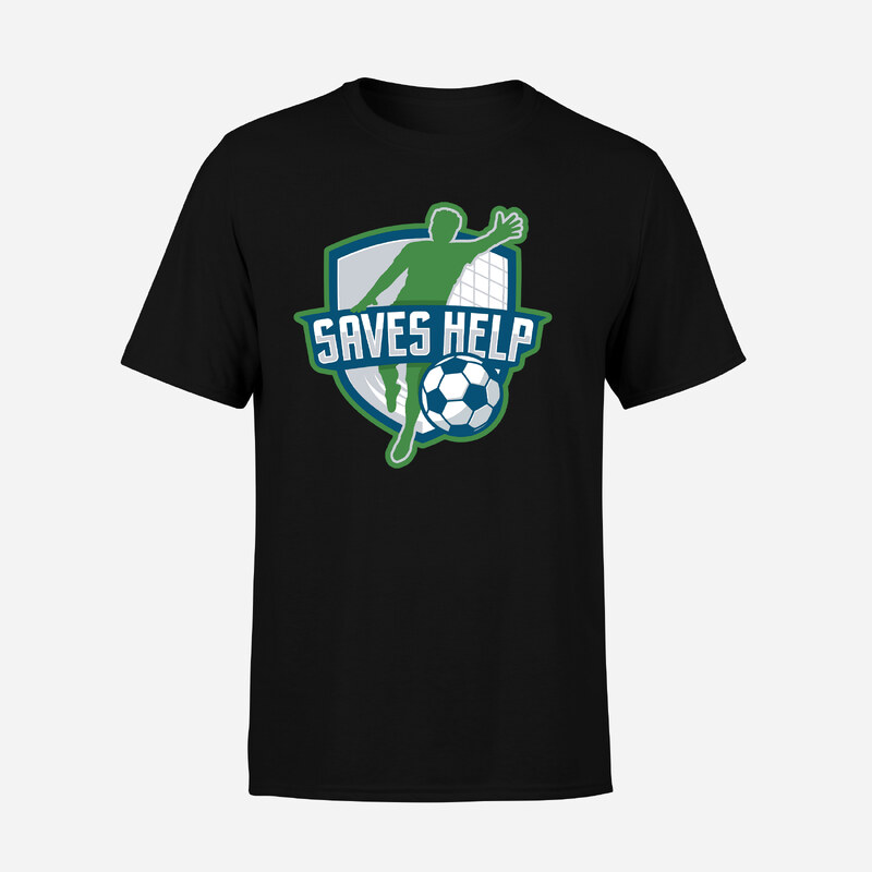 TRIČKO DĚTSKÉ SAVES HELP - Fotbal - Classic logo - SHDETF001