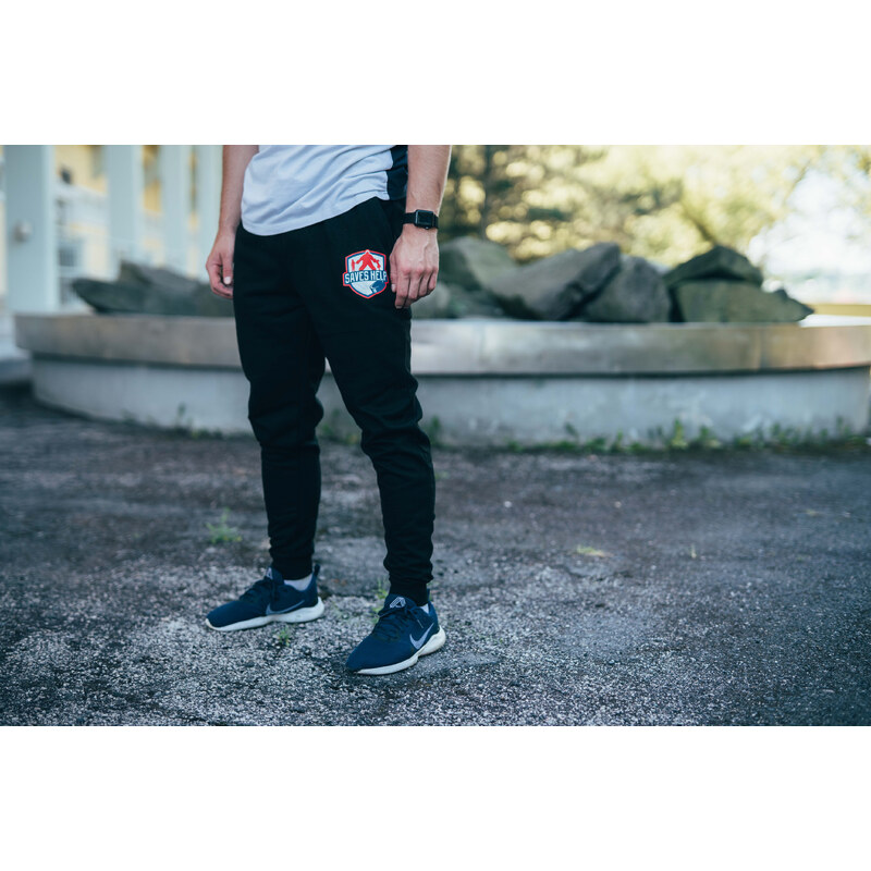 TEPLÁKY UNISEX SAVES HELP - HOKEJ - Classic logo - SHPAN001