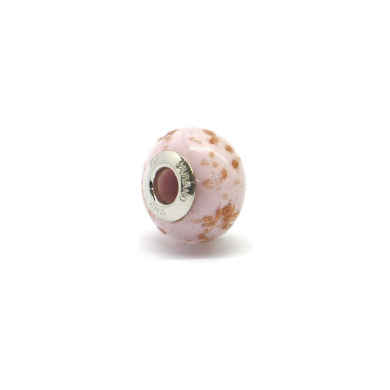 Vinutá perla Dora - benátské sklo - Murano - ram8
