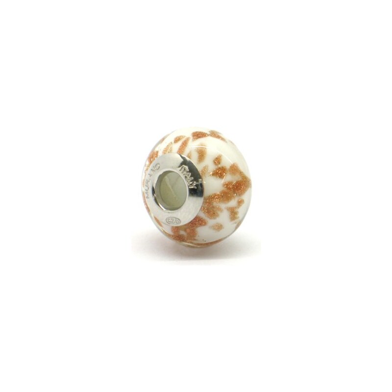 Vinutá perla Dora - benátské sklo - Murano - ram4