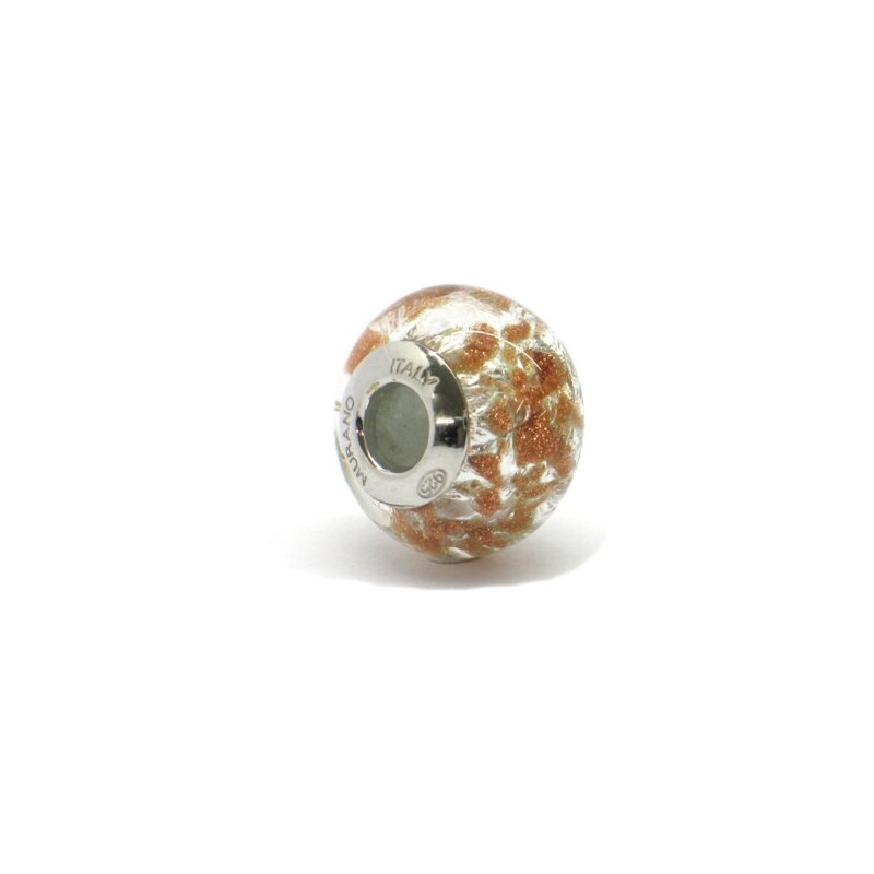 Vinutá perla Dora - benátské sklo - Murano - rsc1
