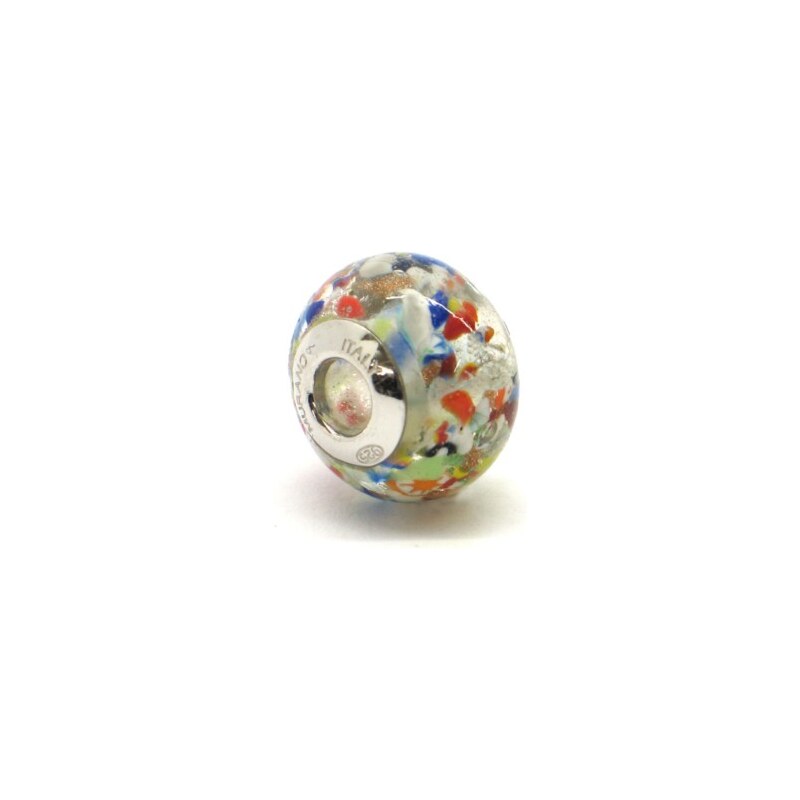 Vinutá perla Dora - benátské sklo - Murano - fam