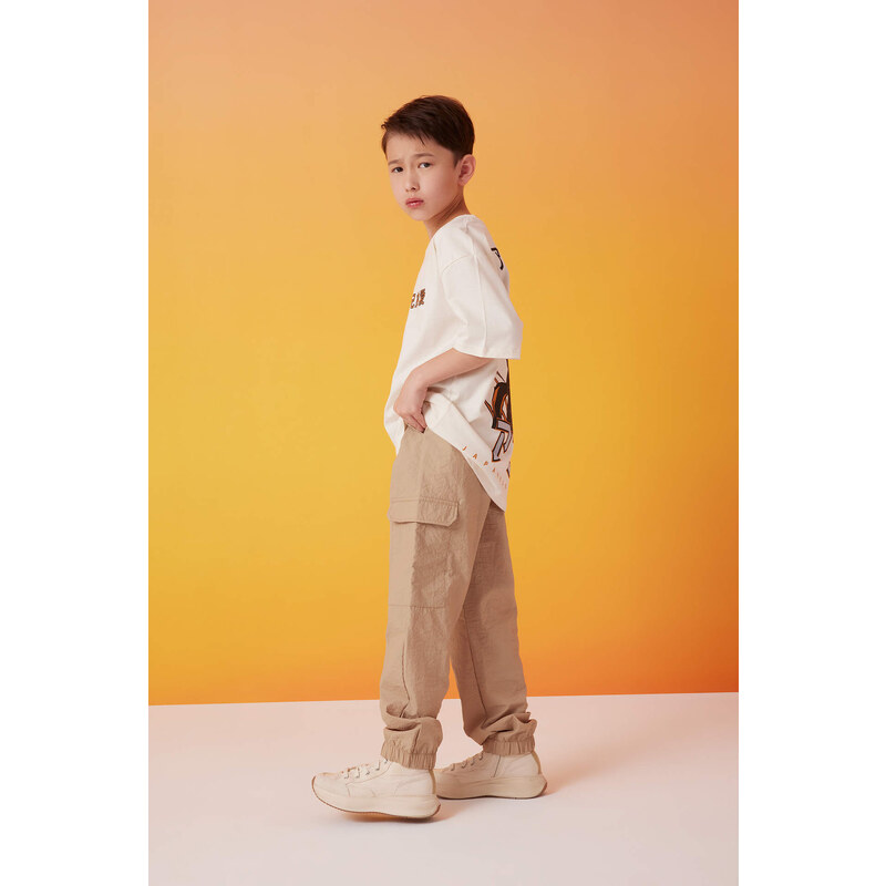 DEFACTO Boy Cargo Pocket Jogger Parachute Pants