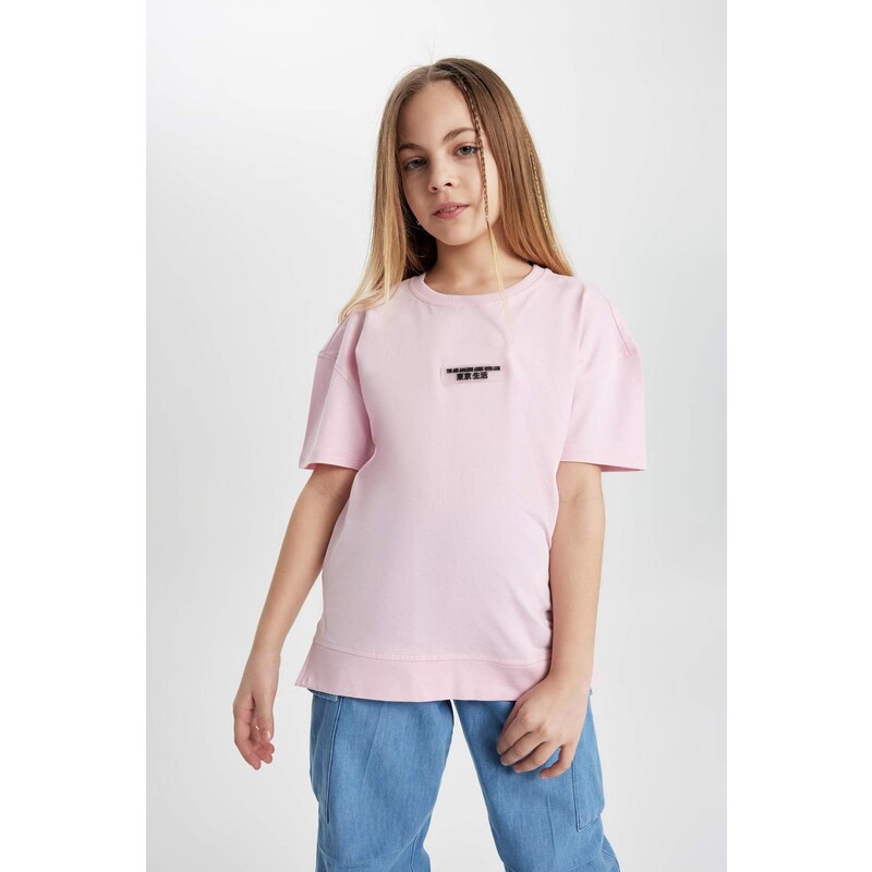 DEFACTO Oversize Fit Short Sleeve T-shirt