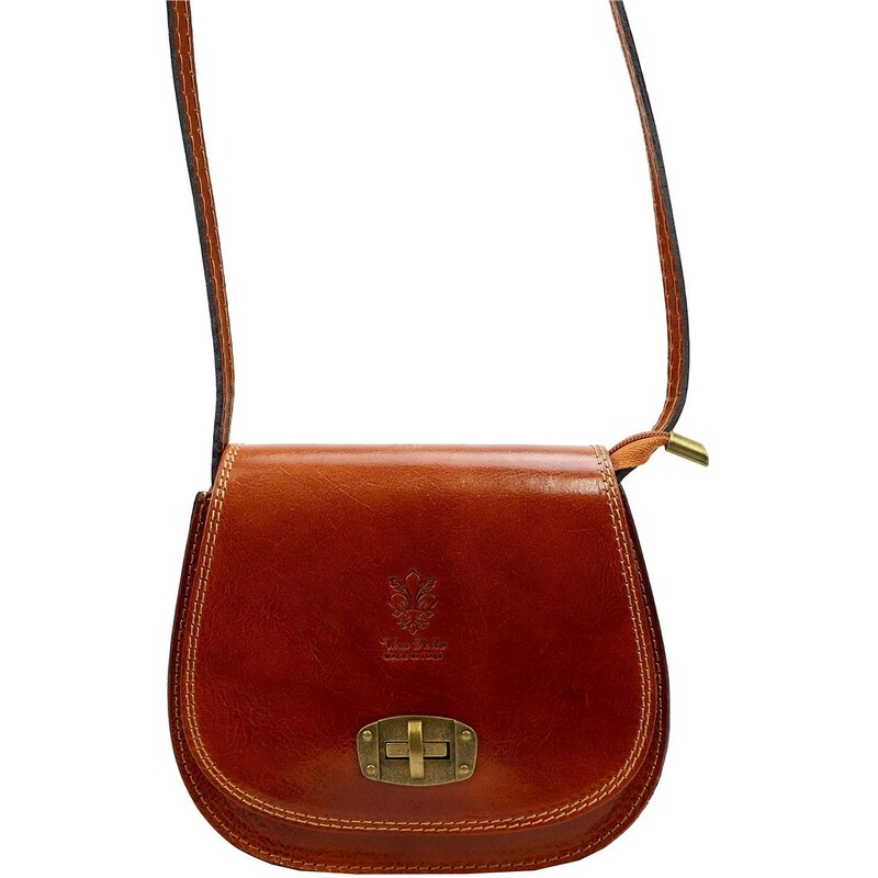 Kožená crossbody kabelka Gregorio 117 koňaková 92266850